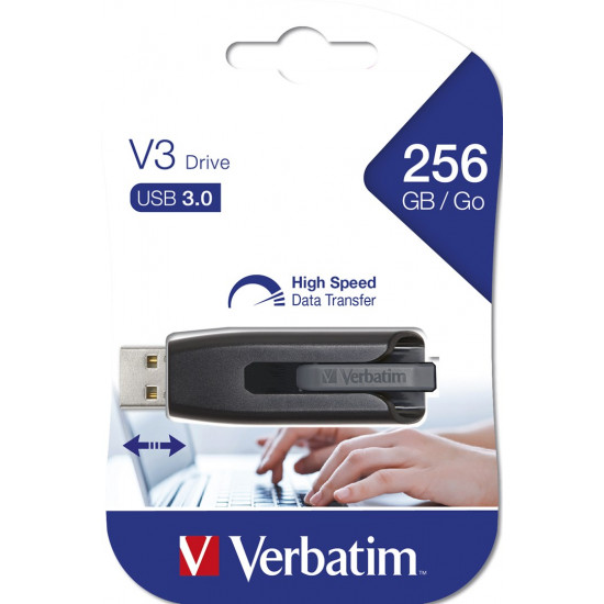 Verbatim V3 - USB 3.0 Drive 256 GB - Black