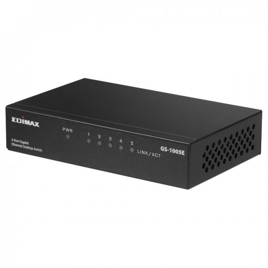 Edimax GS-1005E network switch Unmanaged Gigabit Ethernet (10/100/1000) Black