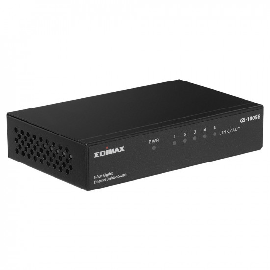 Edimax GS-1005E network switch Unmanaged Gigabit Ethernet (10/100/1000) Black