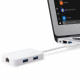 Edimax EU-4308 laptop dock/port replicator USB 3.2 Gen 1 (3.1 Gen 1) Type-C White