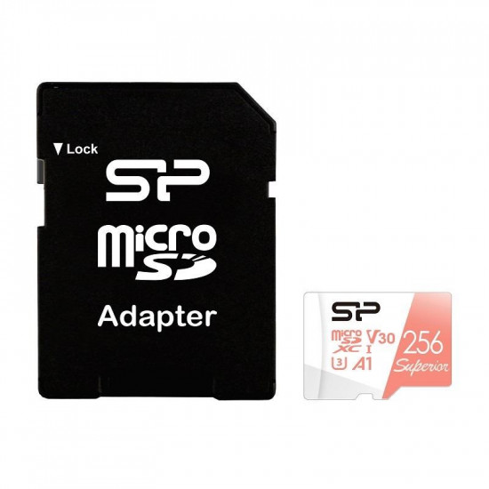 Silicon Power Superior 256 GB MicroSDXC UHS-I Class 10