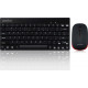 Wireless Perixx Keyboard + Mouse Set PERIDUO-712 Compact black Mini