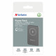 Verbatim Charge 'n' Go Magnetic Wireless Power Bank 10000mAh Grey