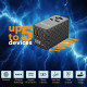 Verbatim UTA-06 100W GaN III Universal Travel Adapter with 2 x USB-C PD & QC 4+ & 2 x USB-A QC 3.0 ports