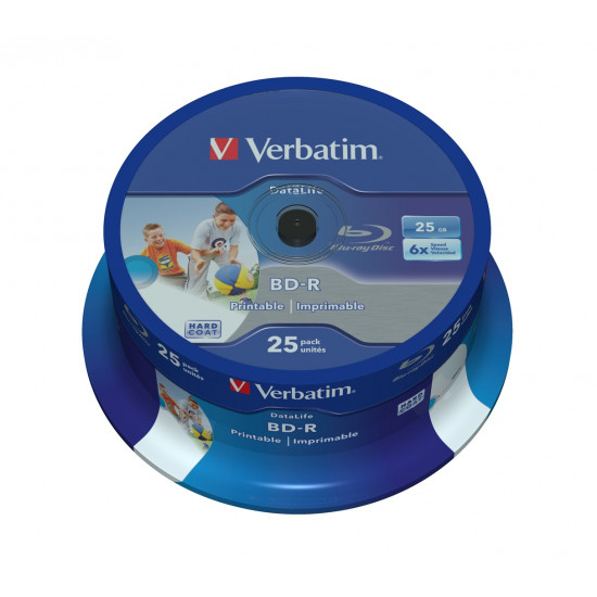 Verbatim 43811 blank Blu-Ray disc BD-R 25 GB 25 pc(s)