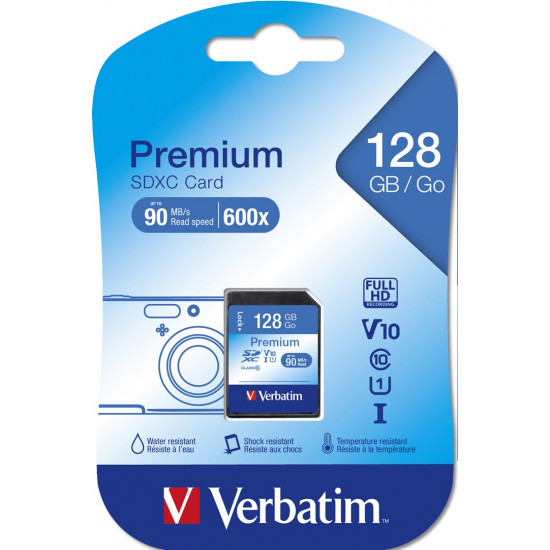 Verbatim Premium 128 GB SDXC Class 10