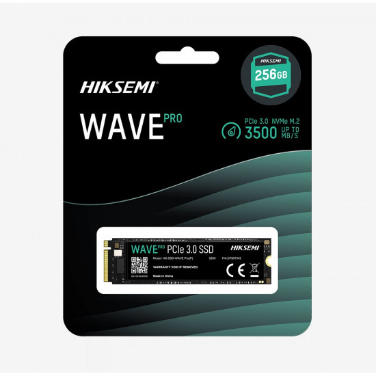 Hiksemi HS-SSD-WAVEPRO(P)/256G internal solid state drive 256 GB M.2 PCI Express 3.0 NVMe 3D TLC