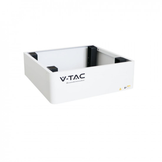 RACK stand for energy storage V-TAC VT48100E-P2 modular shelving 5,12kWh 5 modules max (SKU 11556) White