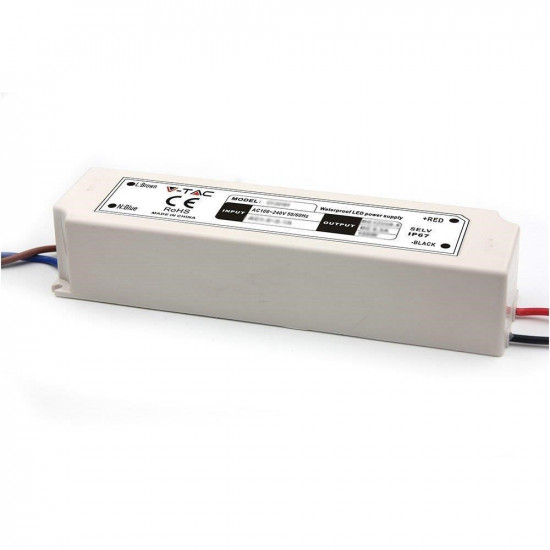 LED power supply V-TAC VT-22153 150W 12V 12.5A IP67 Hermetic, EMI filter (SKU 3248) White