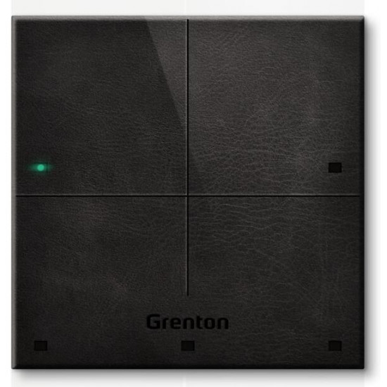 SMART PANEL 4B touch panel black Grenton leather