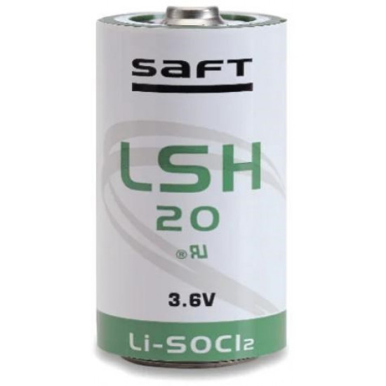 LSH20 D/R20 LiSOCl2 SAFT 3.6V 13000mAh Battery (1pc)