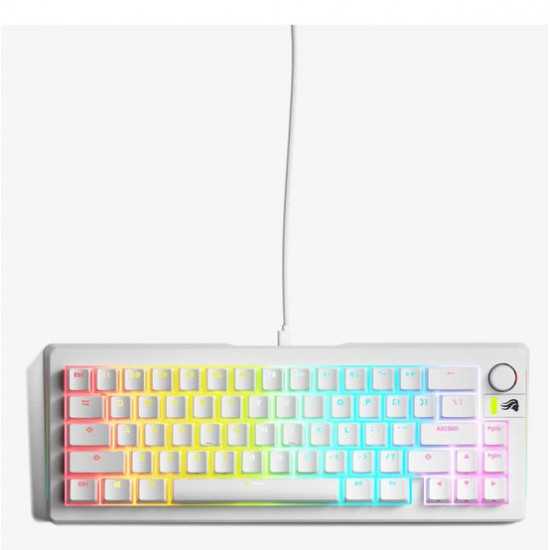 Glorious PC Gaming Race GMMK 3 Prebuilt keyboard USB QWERTY US English White