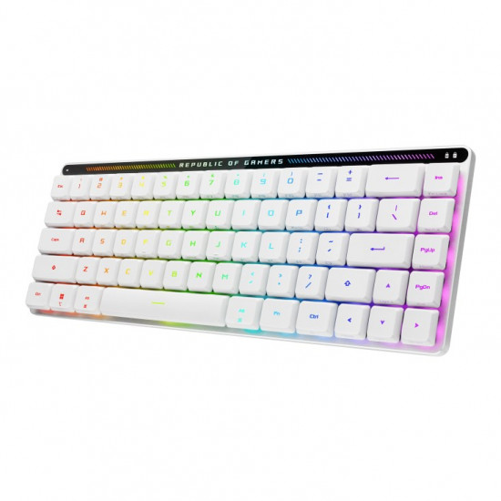 ASUS ROG Falchion RX Low Profile keyboard Gaming USB + RF Wireless + Bluetooth QWERTZ White