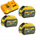 DEWALT. BATTERY 18/54V 9.0/3.0Ah FV x3 DCB547 +CHARGER ...