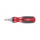 MILWAUKEE RATCHET MULTI SCREWDRIVER 9in1 HEX