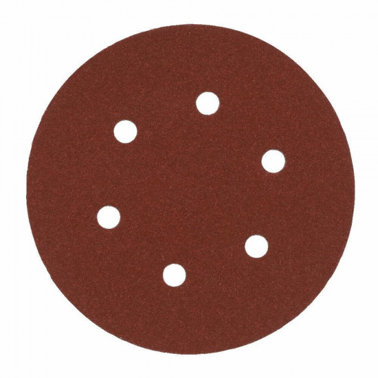 MILWAUKEE ABRASIVE DISC 150mm 6 HOLES P60 /50 pcs.