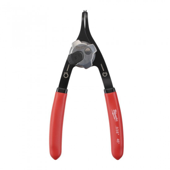 MILWAUKEE SMALL SEGER PLIERS 45° 0.9mm