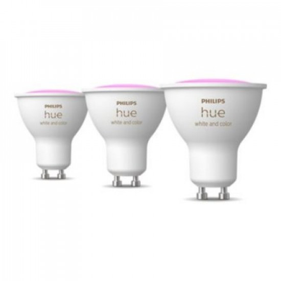 Philips Hue Smart Spotlight, 3pcs pack | GU10 | 4.2 W | White and colour light