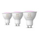 Philips Hue Smart Spotlight, 3pcs pack | GU10 | 4.2 W | White and colour light