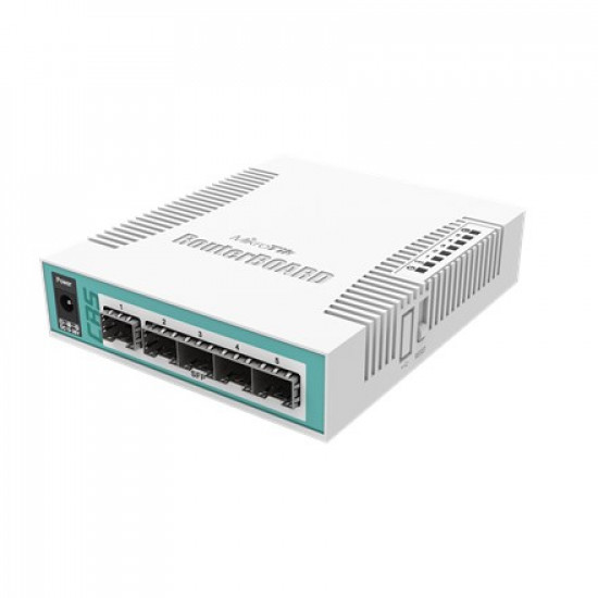 MikroTik | Cloud Router Switch | CRS106-1C-5S | Web Management | Desktop | SFP ports quantity 5 | 12 month(s) | 12 month(s)