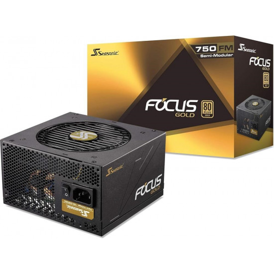 Seasonic Focus Gold 750 power supply unit 750 W 20+4 pin ATX ATX Black