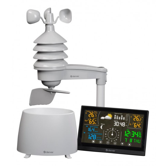 Denver WS-650 digital weather station White AC/Battery