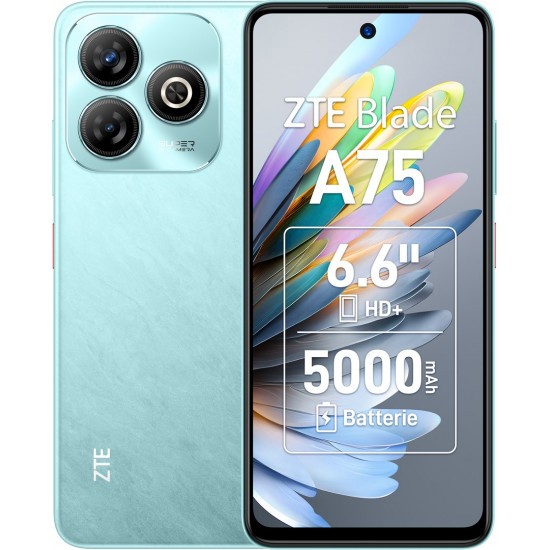 ZTE Blade A75 16.8 cm (6.6) Dual SIM Android 9.0 4G USB Type-C 4 GB 128 GB 5000 mAh Green