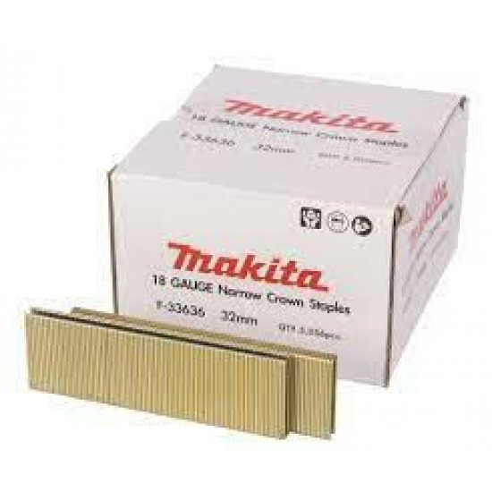 MAKITA STAPLES 18GA 5,7x32mm /5056pcs. GALVANIZED