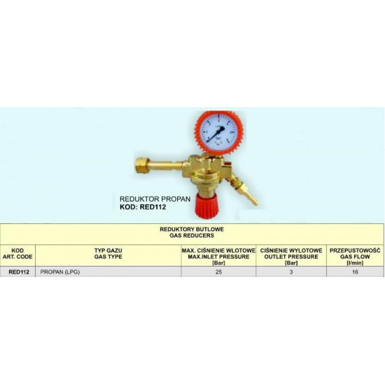 REDUCER PROPAN RED112 .