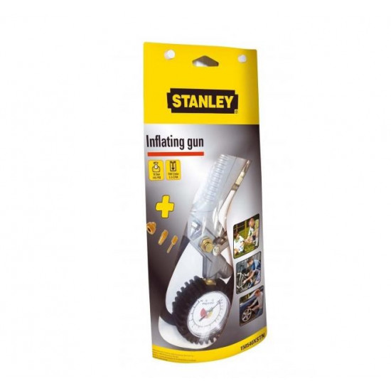 STANLEY PISTOL PRESSURE GAUGE + 3 NOZZLES