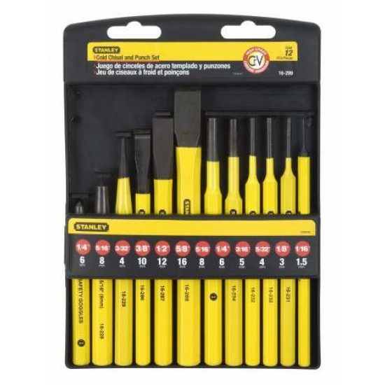 Cutters + punches set of 12 pcs