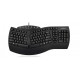 Perixx PERIBOARD-512 Classic Ergonomic Wired Keyboard, Black