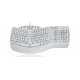 Perixx PERIBOARD-512 Classic Ergonomic Wired Keyboard White