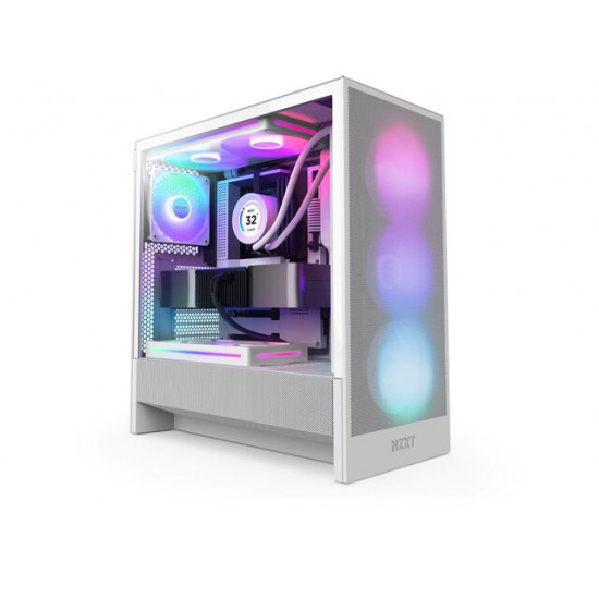 NZXT H5 Flow RGB Midi Tower White