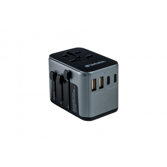 Verbatim Universal Reiseadapter UTA-03 2xUSB-A,3xUSB-C retail