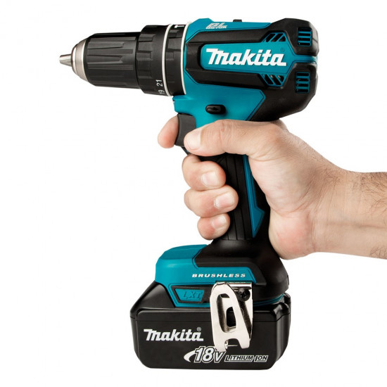 Makita DHP485Z drill Keyless 1.1 kg Black, Blue