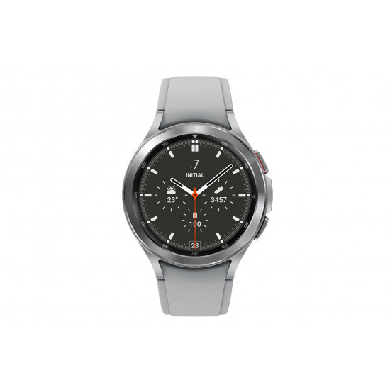 Samsung Galaxy Watch4 Classic 3.56 cm (1.4) OLED 46 mm Digital 450 x 450 pixels Touchscreen Silver Wi-Fi GPS (satellite)