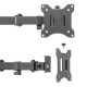 Maclean MC-883 monitor mount / stand 81.3 cm (32) Clamp Black