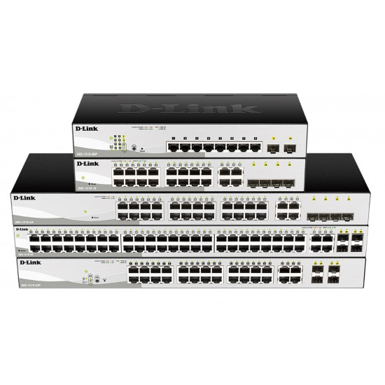 D-Link DGS-1210-48/E network switch Managed L2 Black