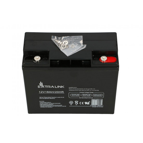 Extralink Accumulator AGM 12V 18Ah maintenance free