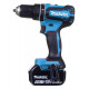 Makita DHP485RTJ drill 28500 RPM Keyless 1.5 kg Black, Blue