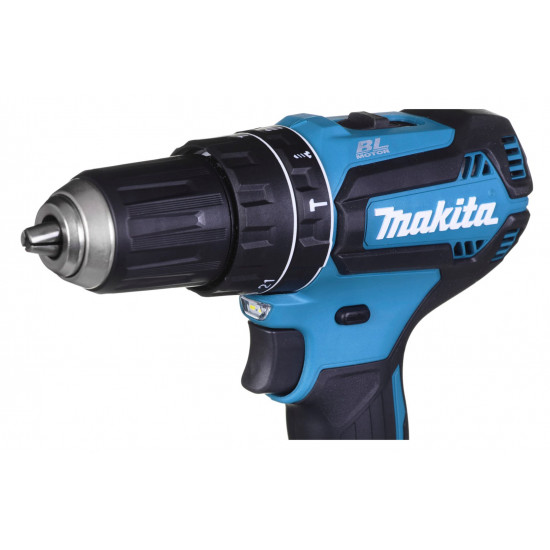 Makita DHP485RTJ drill 28500 RPM Keyless 1.5 kg Black, Blue