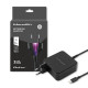 Qoltec 51741 mobile device charger Netbook, Smartphone, Tablet Black AC, DC Indoor