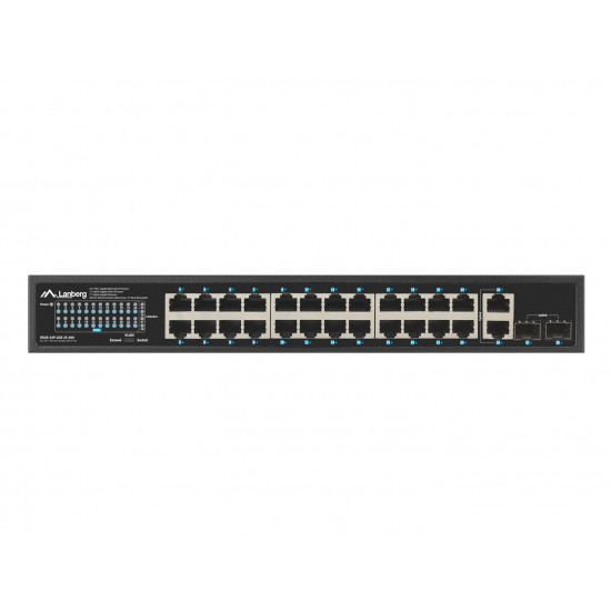 Lanberg RSGE-24P-2GE-2S-360 network switch Unmanaged