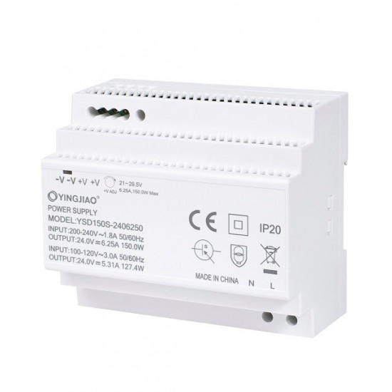 Yingjiao DIN power supply YSDS  24V 6,25A 150W