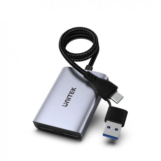 USB-A/USB-C | 2x HDMI adapter - Unitek V1427A01