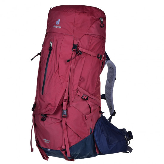 Deuter Aircontact X 60+15 REDWOOD-INK - trekking backpack - 60+15 L