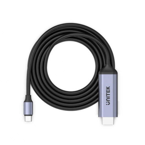 UNITEK CABLE HDMI 2.1, USB-C, 8K, 1,8M, V1423B