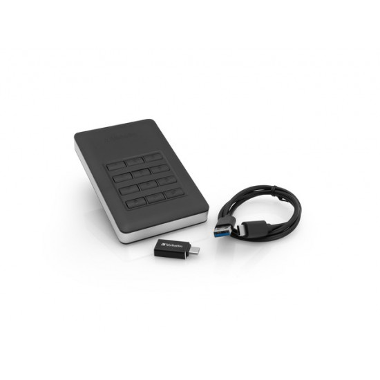 Verbatim Store'n'Go external hard drive 1000 GB Black,Silver