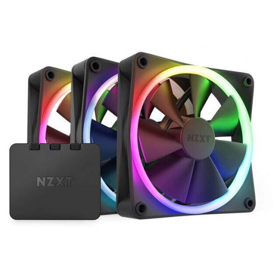 NZXT F120 RGB Triple Pack Computer case Fan 12 cm Black 3 pc(s)